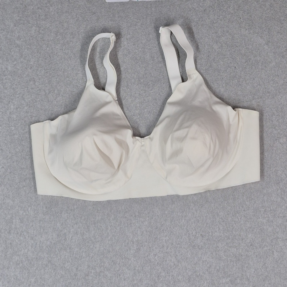 Bali Women Bra 3XL White T Shirt Wireless Strap Adjustable Lightly Lined